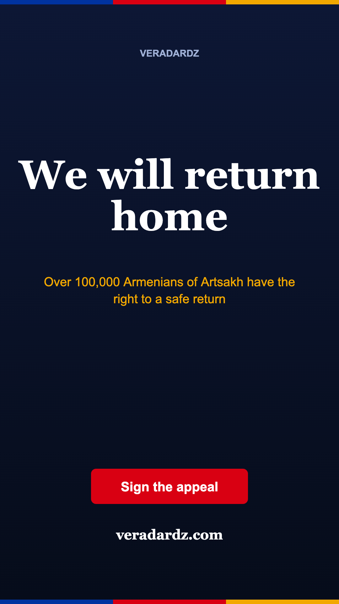 Story «We will return home»